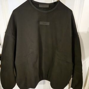 Essentials Fear Of GOD black crew neck Sweater